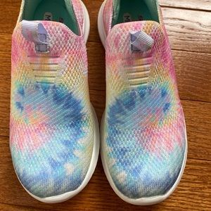Sketchers Air Cooled Memory Foam Tie Dye Sneakers - Girls - Size 12